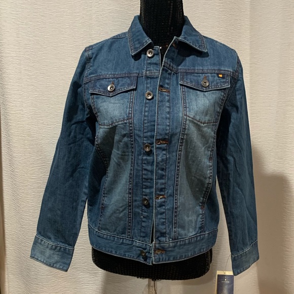 NWT Lucky Brand Girls Jean Jacket sz S & M avail. - Picture 2 of 7